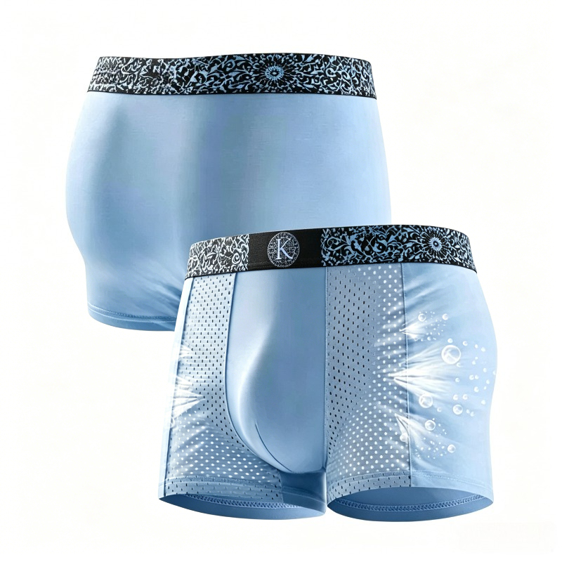 Men's Cool Ice Silk Mesh Boxer - огляд і ціна Mesh Sport Boxer