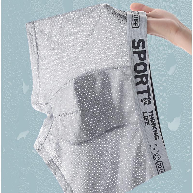 5PCS Men's Ice Silk Mesh Boxer - огляд і ціна Mesh Sport Boxer