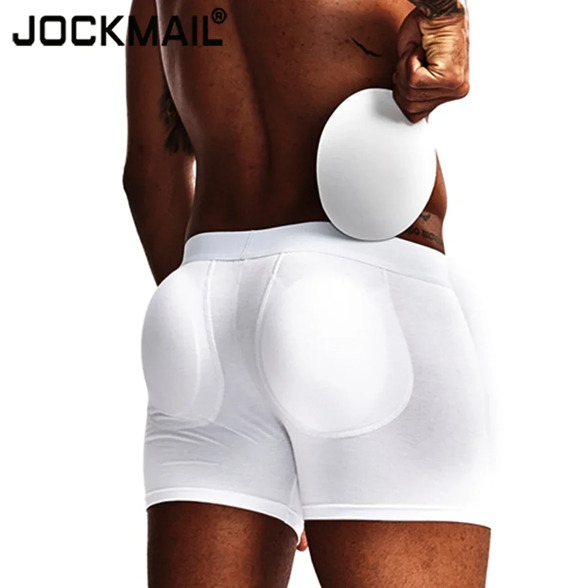 Men Comfortable Cotton Butt Li - огляд і ціна Boxer Brief Pack Cotton